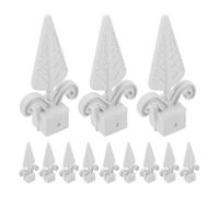 GLEAVI Remates de Valla de Plástico 20 Piezas Punta para Decoración de Césped y Accesorios de Jardín en Entornos Residenciales y Exteriores