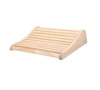 GLEAVI Respaldo de Sauna de Madera Almohada de Sauna de Madera Reposacabezas Ergonómico Beige Ligero y Fácil de Limpiar y Uso Profesional