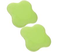 GLEAVI Rodillera Antideslizante de Yoga 2 Unidades Cojín Cómodo para Arrodillarse Tpe Verde Almohadilla Protectora para Rodillas y Ejercicios y Pilates