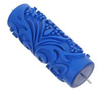 GLEAVI Rodillo de Goma Texturizador para Pintar Diseño Estampado Floral Cabezal Mediano para Paredes y Muebles Herramienta Decorativa para Bricolaje y Renovación del Hogar