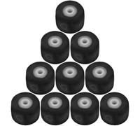 GLEAVI Rodillos de Presión para Grabadora de Audio 10 Piezas Poleas Compactas de Caucho Diámetro 10-6-77-15 MM Repuestos para Reparación de Cintas de Radio y Reproductores Estéreo
