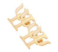 GLEAVI Set de 4 Broches de Suéter para Psicólogos, Alfileres de Sombrero Dorados de Aleación, Diseño Elegante y Versátil para Oficina y Escuela