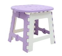GLEAVI Silla Plegable de Plástico Hogar y Exterior Color Rosa Púrpura Taburete Portátil Ligero Almohadillas Antideslizantes Adecuado para Camping Senderismo y Actividades al Aire