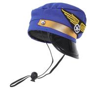 GLEAVI Sombrero Ajustable para Perros y Gatos, Accesorio Divertido para Mascotas, Adorno de Cabeza para Fotos y Fiestas Interiores, Diseño Piloto Cómodo y Seguro