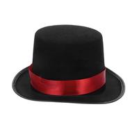 GLEAVI Sombrero de Mago Cosplay y Accesorio de Fiesta Multiusos con Roja Halloween y Shows de Conjuración