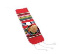 GLEAVI Sombreros de Botellas Mexicanos Mini Bufanda de Poliéster de Fiesta y Festival Estilo Mexicano Único