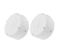 GLEAVI Soporte de Cámara Blanco Resistente Intemperie Base Esférica de Plástico para Comunidades y Escuelas, Mejora Estabilidad Estructural y Reduce Resistencia al Viento
