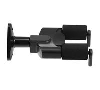 GLEAVI Soporte de Pared Negro para Guitarra y Ukelele Colgador Auto Bloqueo por Gravedad, Gancho Resistente y Práctico para Instrumentos de Cuerda, Accesorio para Guardar y Exhibir