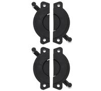 GLEAVI Soporte de Placa ABS para Conexión de Muebles 2 Piezas Abrazadera de Unión Resistente para Paneles de Escritorio de Madera Sujetador de Reparación para Muebles Domésticos