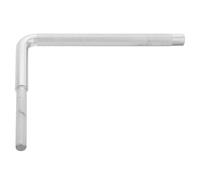 GLEAVI Soporte Metálico en L para Cencerro de Batería, Varilla Extensible para Montaje de Percusión, Accesorio Estable para Kit de Batería en Presentaciones y Estudio