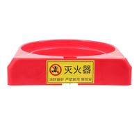 GLEAVI Soporte para Extintor de Polvo Seco Resistente de Plástico, Base Fluorescente para Maletero de Coche, Almacenamiento Seguro en Emergencias, Modelo Simple para 3 a 8 Kg