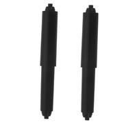 GLEAVI Soporte para Rollo de Papel Higiénico Núcleo de Resorte, Varilla de Plástico Negra, 2 Piezas, Accesorio para Caja de Pañuelos, Uso para Baño y Hotel