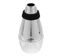 GLEAVI Sordina para Trompeta Pequeña ABS Plateada Silenciador Práctico para Eliminar Ruido Accesorio Ligero y Compacto para Práctica Musical