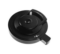 GLEAVI Tapa Exterior para Máquina de Helados, Cubierta Exterior de Cuenco, Compatible con Ninja Creami Nc500/nc501, Plástico Negro, Reutilizable, Fácil de Instalar