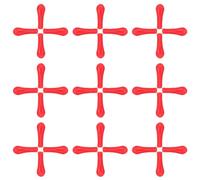 GLEAVI Tapones de Látex Rojos para Gotero de Laboratorio 120 Unidades Compatibles Pipetas Graduadas Resistentes a Productos Químicos Accesorios para Experimentos Científicos y