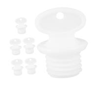 GLEAVI Tapones para Bolsas de Agua Caliente 6 Piezas, Sellado Hermético Antidesbordamiento, Recarga Rápida y Resistente a Fugas, Compatibles para Terapias de Calor y Frío en Cuidado