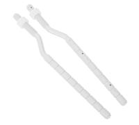 GLEAVI Varillas Roscadas para Botón de Inodoro 160 MM Par de Varillas Plásticas de Repuesto para Tanque de Inodoro Kit de Reparación para Descarga Extensión Ajustable para Baño