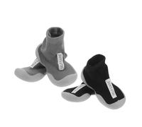 GLEAVI Zapatos Tipo Calcetín Antideslizantes para Bebés y Niñas Suela Suave y Transpirable Talla 22-23 13 CM 2 Pares para Primeros Pasos Interiores y Exteriores