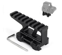 GLECTICAL Montaje de Picatinny Rail Elevation, Base de Montaje Táctico Red Dot Elevation de 1,76Pulgadas de Altura, Apto para Miras Ópticas Red Dot T1/T2 y Linternas