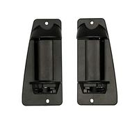Gledewen Manija de puerta de cabina extendida trasera izquierda del conductor y lado derecho del pasajero | para Chevy Silverado GMC Sierra 1500 2500 3500 1999-2007 | Reemplaza # 15758171, 15758172