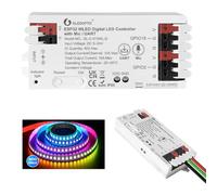 GLEDOPTO Controlador WLED LED ESP32 5-24 V Modo Dinámico RGB Bricolaje Control Cableado Sencillo FCOB Tira de luz Direccionable para WS2811 WS2812 SK6812 TM1814 WS2813 WS2815 (015WL con Mic/UART)