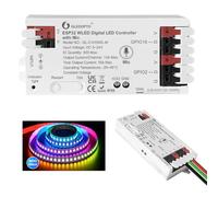 GLEDOPTO ESP32 WLED Controlador de Tira LED con Micrófono 5-24V Modo Dinámico Musical RGB IC Iluminación DIY Control por App Tira de Luz para WS2811 WS2812 SK6812 TM1814 WS2813 WS2815 (015WL con