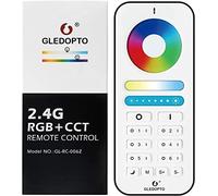 GLEDOPTO Smart Home 2.4G RGBCCT 6 Zone Group Control RF Remote Control Work with Pro Series RGBCCT Controller LED Bulb Spotlight