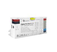 GLEDOPTO ZigBee 3.0 Pro Max 5 en 1 Controlador de tira LED PWM atenuación RGBCCT RGBW CCT monocromático APP Control de voz para LED analógico