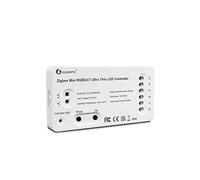 Gledopto ZIGBEE3.0+2.4G RGBWW/RGBCCT Mini controlador de tira LED ultradelgado DC5-12-24V 144W luz strip controller compatible con Amazon Echo Plus Tuya Smart Life smartthings