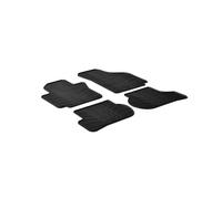 Rubber Car Mats GL 0312 Juego Alfombrilla De Goma con Clips de Montaje Perfi T, 4 Piezas