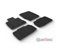 Gledring Alfombrillas de Goma Compatible con Ford Explorer Vi PHEV 2019- (Perfil T 4-Partes + Clips de Montaje)