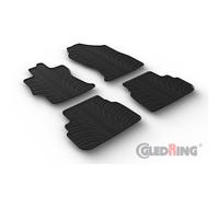 Gledring Alfombrillas de Goma Compatible con Subaru XV II (Crosstrek) 2017- (Perfil T 4-Partes + Clips de Montaje)