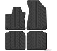 Gledring 0776 Alfombrilla de Goma Negro