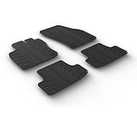 Gledring Alfombrillas de Goma Compatible con Audi Q2 11/2016- (Perfil T 4-Partes + Clips de Montaje)