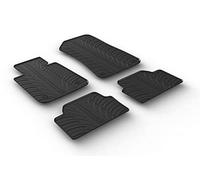 Gledring Alfombrillas de Goma Compatible con BMW Serie 1 E81/E87 3/5-puertas 2004-2011 (Perfil T 4-Partes + Clips de Montaje)