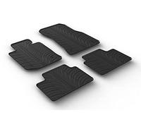 Gledring Alfombrillas de Goma Compatible con BMW Serie 3 G20/G21 Berlina/Touring 3/2019- (Perfil T 4-Partes + Clips de Montaje)