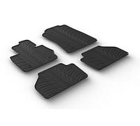 Gledring Alfombrillas de Goma Compatible con BMW X3 (F25) 2010-2017 (Perfil T 4-Partes + Clips de Montaje)