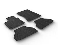 Gledring Alfombrillas de Goma Compatible con BMW X6 2008-2014 (Perfil T 4-Partes + Clips de Montaje)