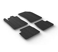 Gledring Alfombrillas de Goma Compatible con Citroën C3 11/2016- (Perfil T 4-Partes + Clips de Montaje)