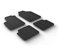Gledring Alfombrillas de Goma Compatible con Fiat 500 2013-2019 & 2019- (Perfil T 4-Partes)
