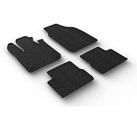 Gledring Alfombrillas de Goma Compatible con Fiat 500e 2020- (Perfil T 4-Partes + Clips de Montaje)
