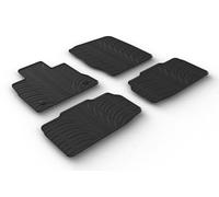 Gledring Alfombrillas de Goma Compatible con Ford Explorer Vi PHEV 2019- (Perfil T 4-Partes + Clips de Montaje)