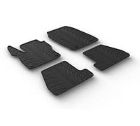 Gledring Alfombrillas de Goma Compatible con Ford Focus 3/5-puertas + ST 2015-2018 (Perfil T 4-Partes + Clips de Montaje)