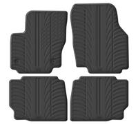 Gledring Alfombrillas de Goma Compatible con Ford Mondeo 5-Puertas 2007-2011 (Perfil T 4-Partes + Clips de Montaje)