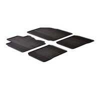 Gledring Alfombrillas de Goma Compatible con Ford S-MAX 5-Puertas 2012-2015 & Ford Galaxy 2012-2015 (Perfil T 4-Partes + Clips de Montaje)