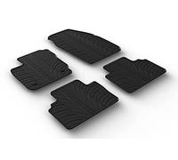 Gledring Alfombrillas de Goma Compatible con Ford Tourneo Courier Kombi/Passenger 2014-2023 (Perfil T 4-Partes + Clips de Montaje)