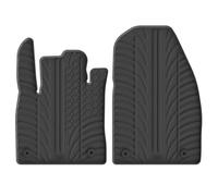 Gledring Alfombrillas de Goma Compatible con Ford Transit Courier (Cargo) 2023- (Perfil T 2-Partes + Clips de Montaje)