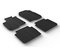 Gledring Alfombrillas de Goma Compatible con Honda CR-V 2018-2022 (Perfil T 4-Partes + Clips de Montaje)