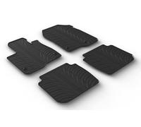 Gledring Alfombrillas de Goma Compatible con Honda CR-V Vi 2023- (Perfil T 4-Partes + Clips de Montaje)