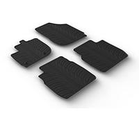 Gledring Alfombrillas de Goma Compatible con Honda Jazz V (GR) Incl. Crosstar 2020- (Perfil T 4-Partes + Clips de Montaje)